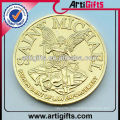 Custom design metal double sided angel coin